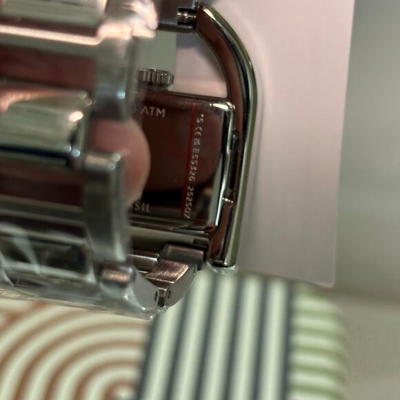 Fossil Harwell ES5326 Womens Quartz Watch 28mm Rectangular Bracelet Silver Dial - Picture 7 of 14